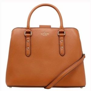 Kate Spade Evangeline crossbody Purse - Brown leather